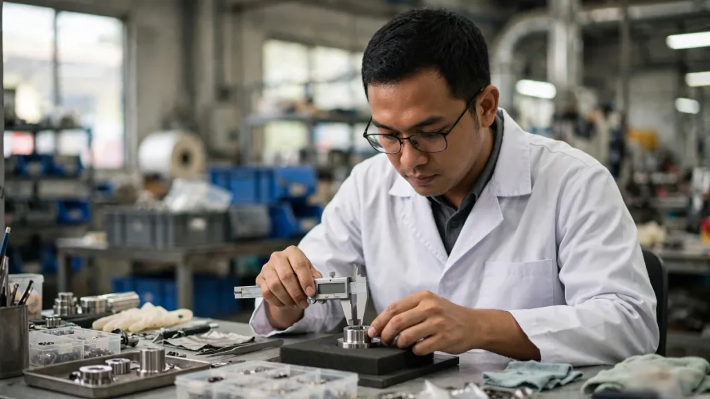 Quality control produk, bagian penting company profile manufaktur