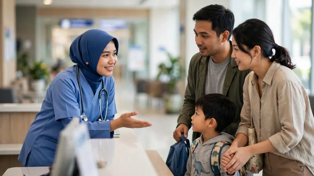 Layanan informasi pasien, halaman penting dalam contoh website rumah sakit