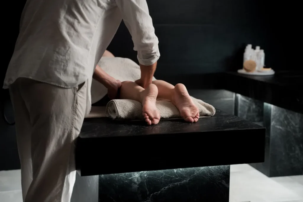 Perawatan spa di salon kecantikan