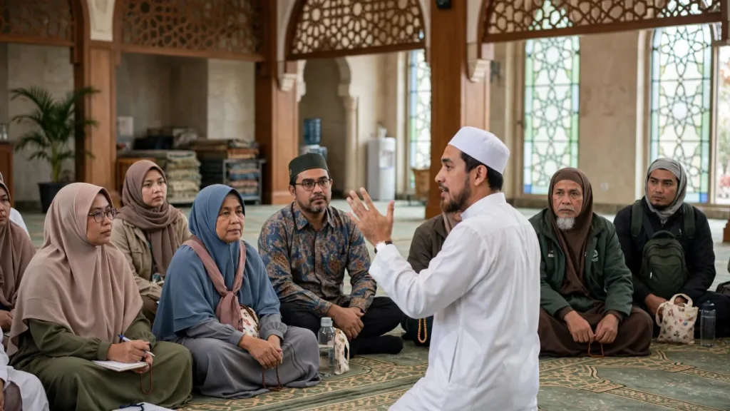 Kegiatan manasik jamaah, konten galeri di contoh website travel umroh