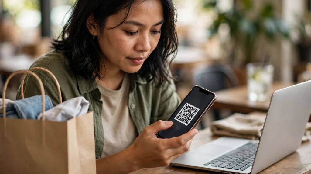 Pembayaran QRIS, salah satu fitur website toko online