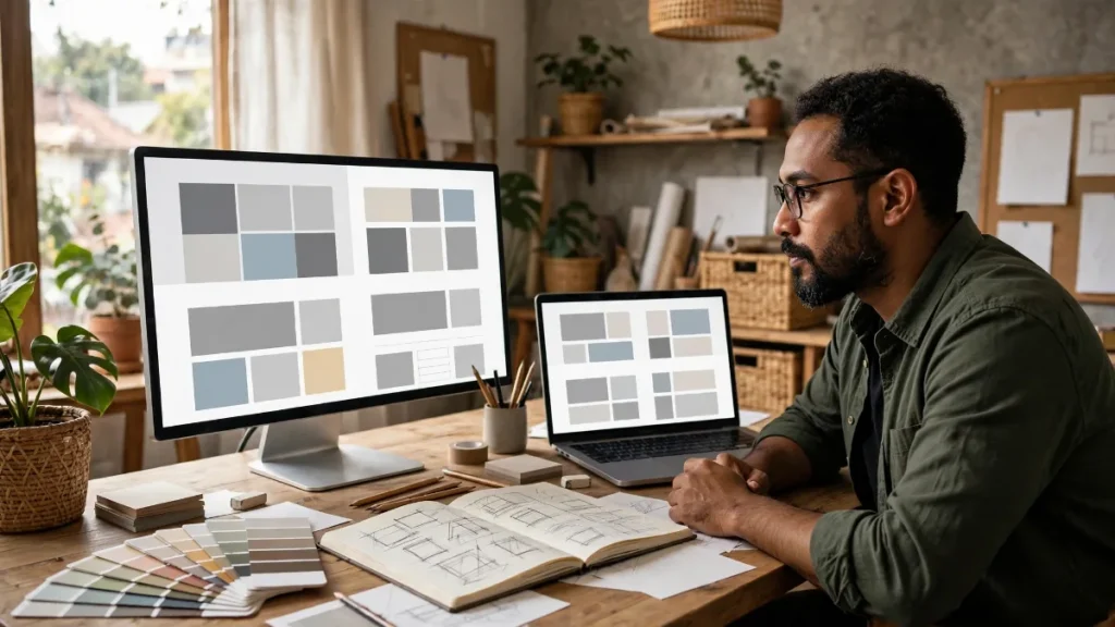 Desainer membandingkan pilihan tema WordPress