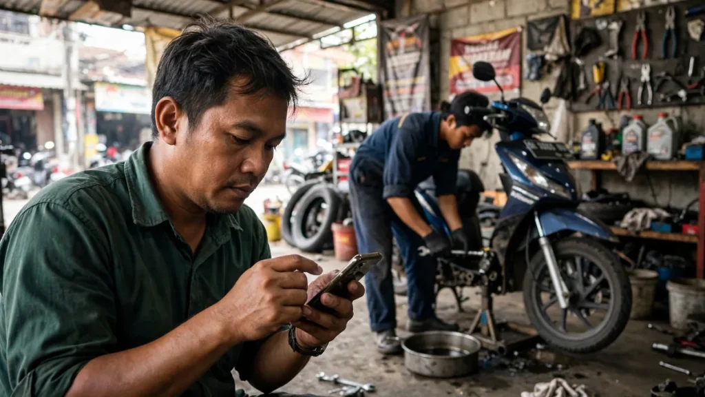 Promosi bengkel lewat pengingat servis berkala di WhatsApp