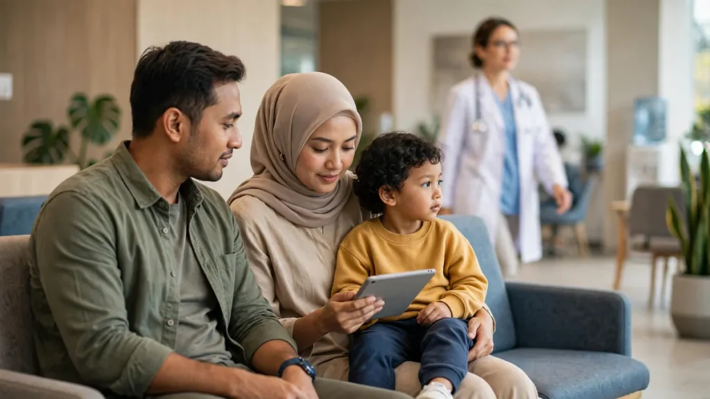 Keluarga memilih dokter spesialis lewat website rumah sakit