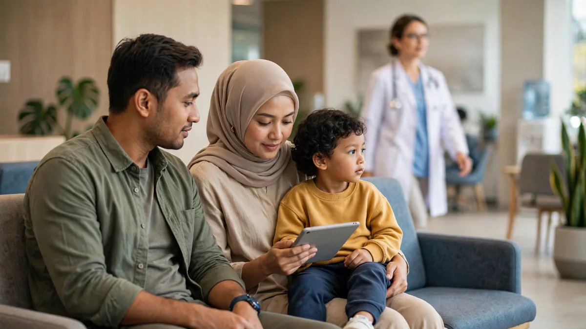 Keluarga memilih dokter spesialis lewat website rumah sakit