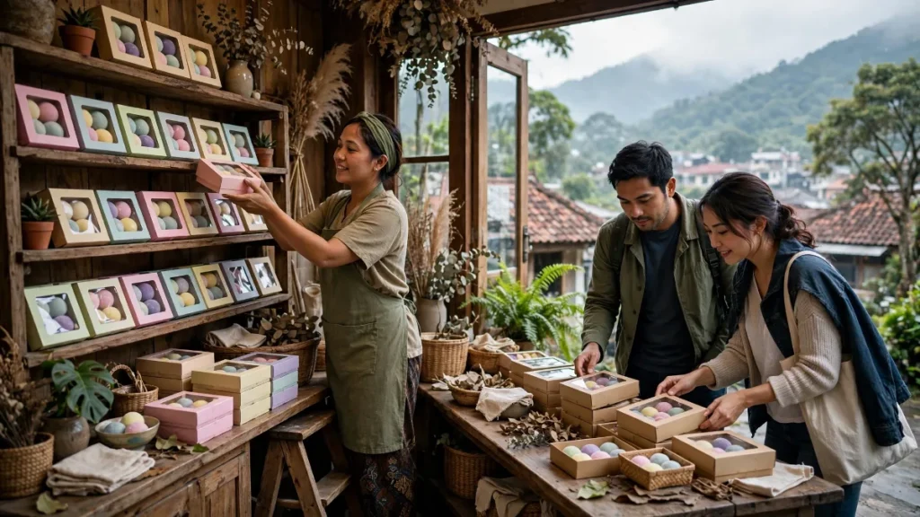 Toko oleh-oleh mochi di Sukabumi, contoh website UMKM Sukabumi
